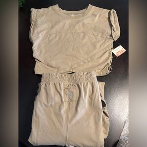 FREE PEOPLE MOVEMENT hot shot crossover set NWT women’s size L